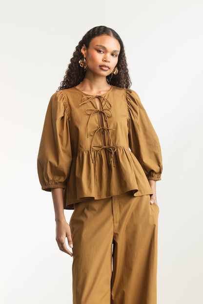 Asiphe Peplum Blouse