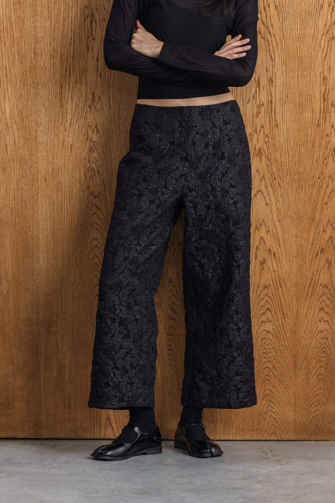 Bailey Textured Straight Leg Pants