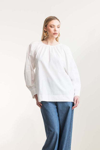 Christolene Keyhole Blouse