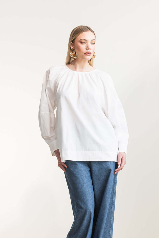 Christolene Keyhole Blouse