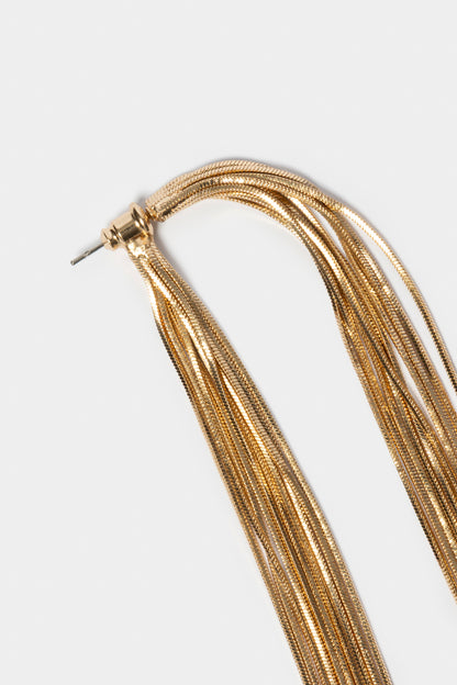 Minah-Minah Gold Tussle Earrings