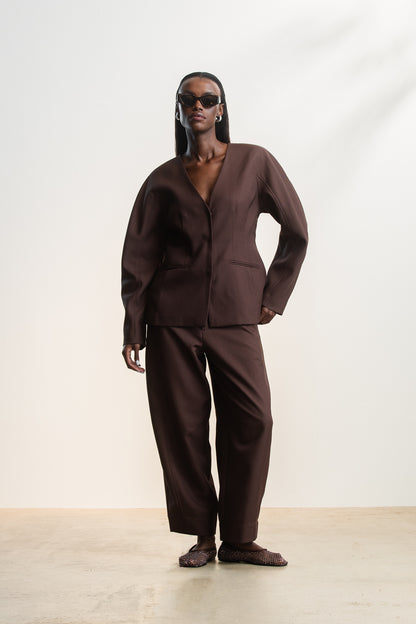 Nyra Barrel Sleeve Blazer