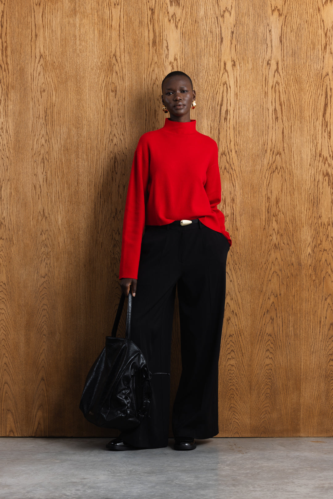 Bria Belted Wide Leg Pants