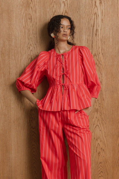 Asiphe Peplum Blouse