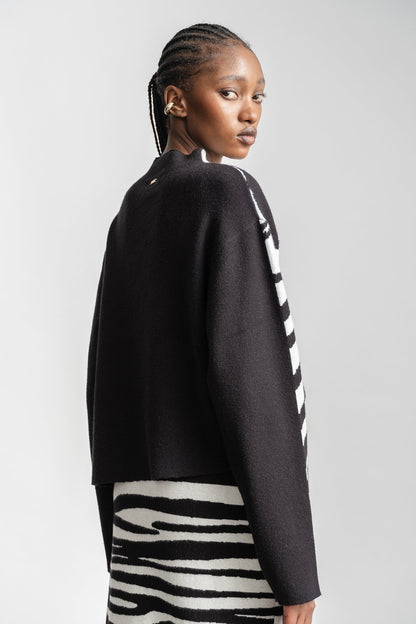 Yolisa Jumper _ 160323 _ Black Texture