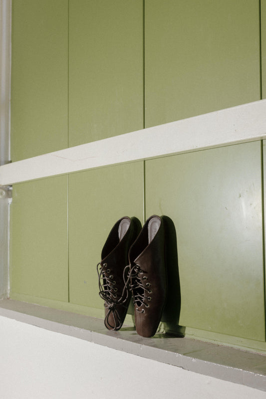 Phillipine Lace-Up Mule