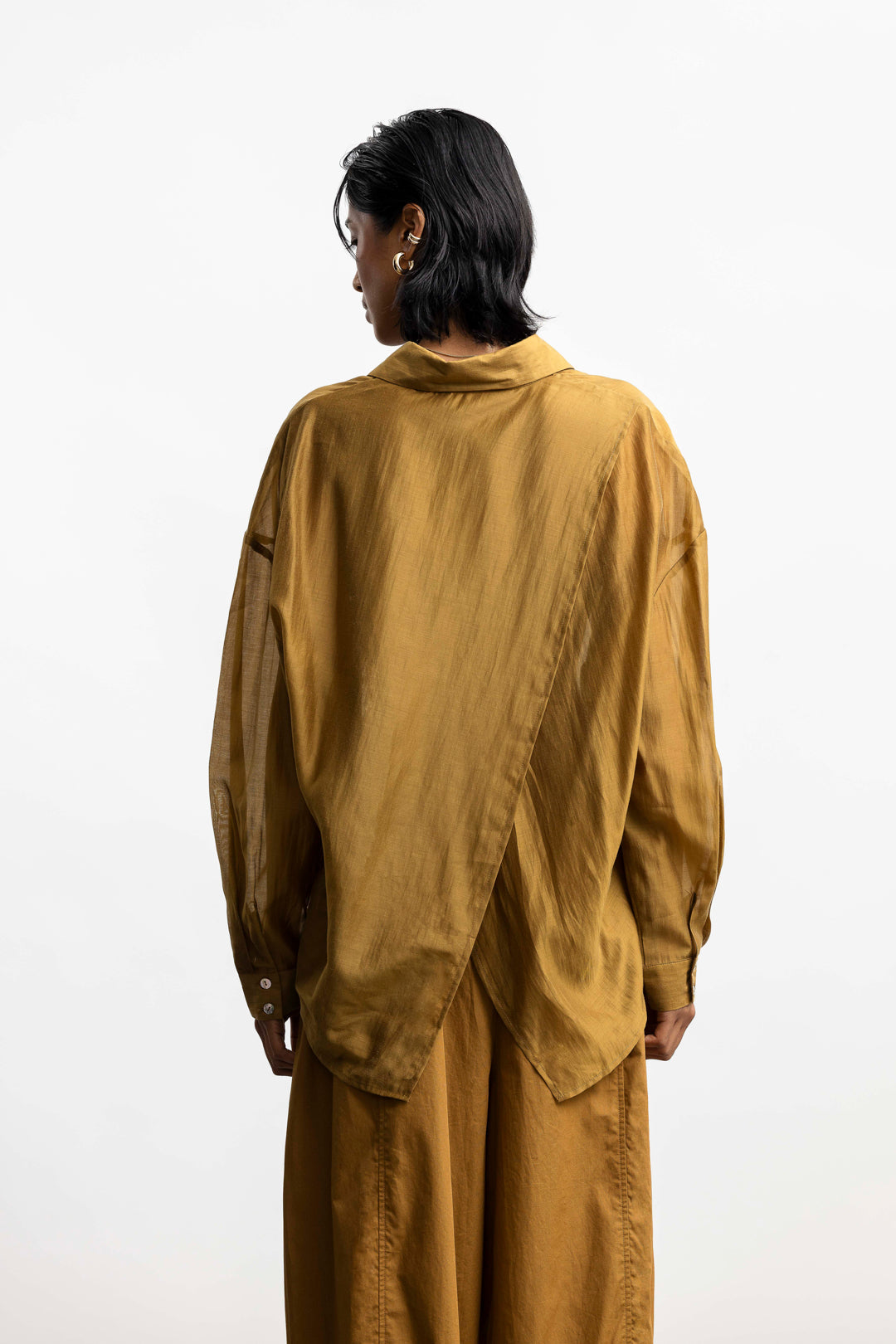 Taylor Sheer Shirt _ 168599 _ Taupe