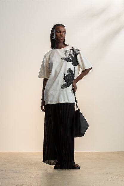 Karla Pleated Maxi Skirt