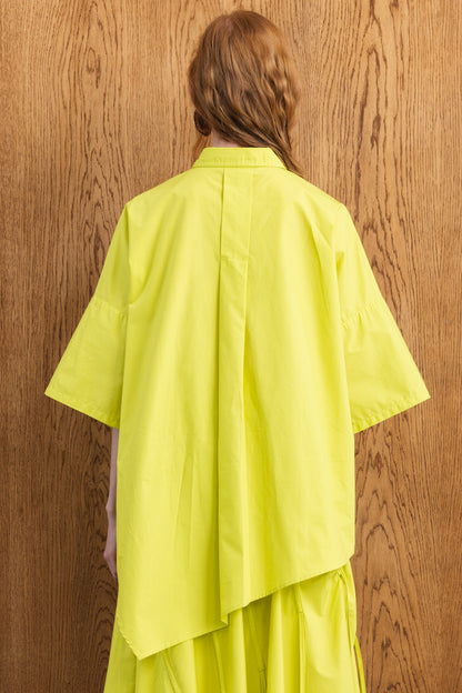 Bianca Asymmetric Pleated Top
