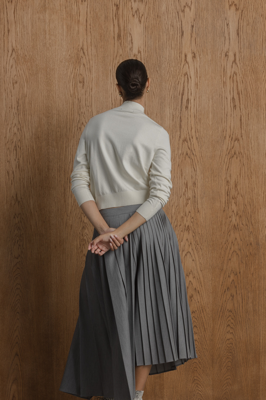 Amani High-Neck Cardigan