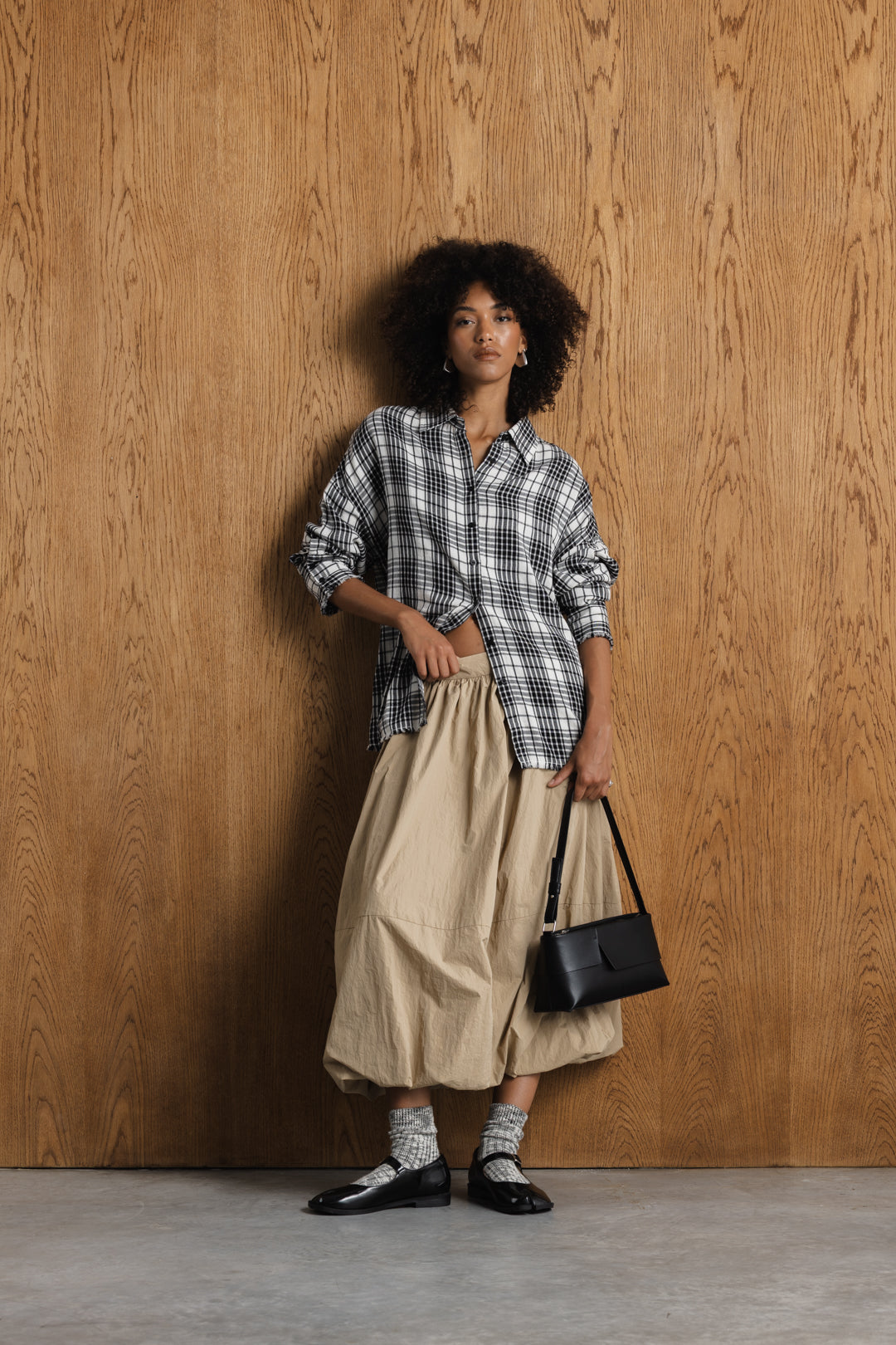 Zora Bubble Hem Skirt