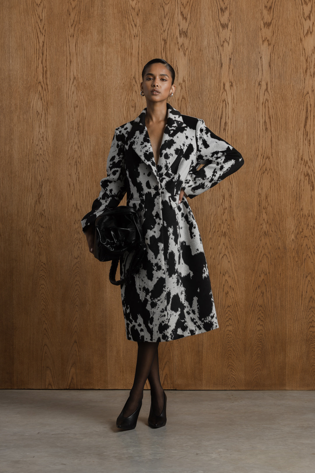 Jaydee Animal Print Coat – AYANA