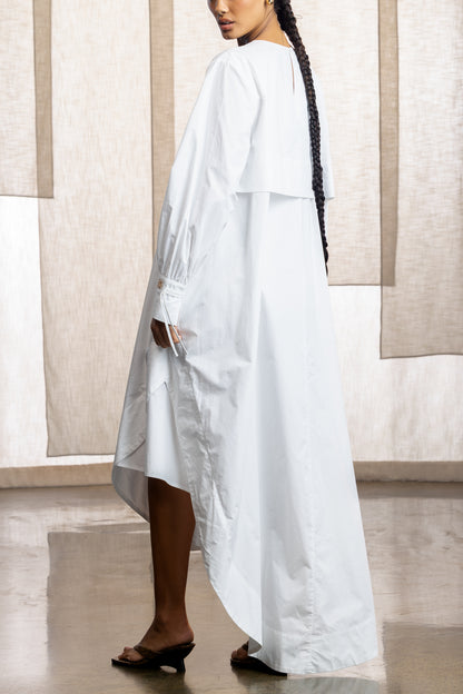 Kai Cotton Long Sleeve Shirt Dress