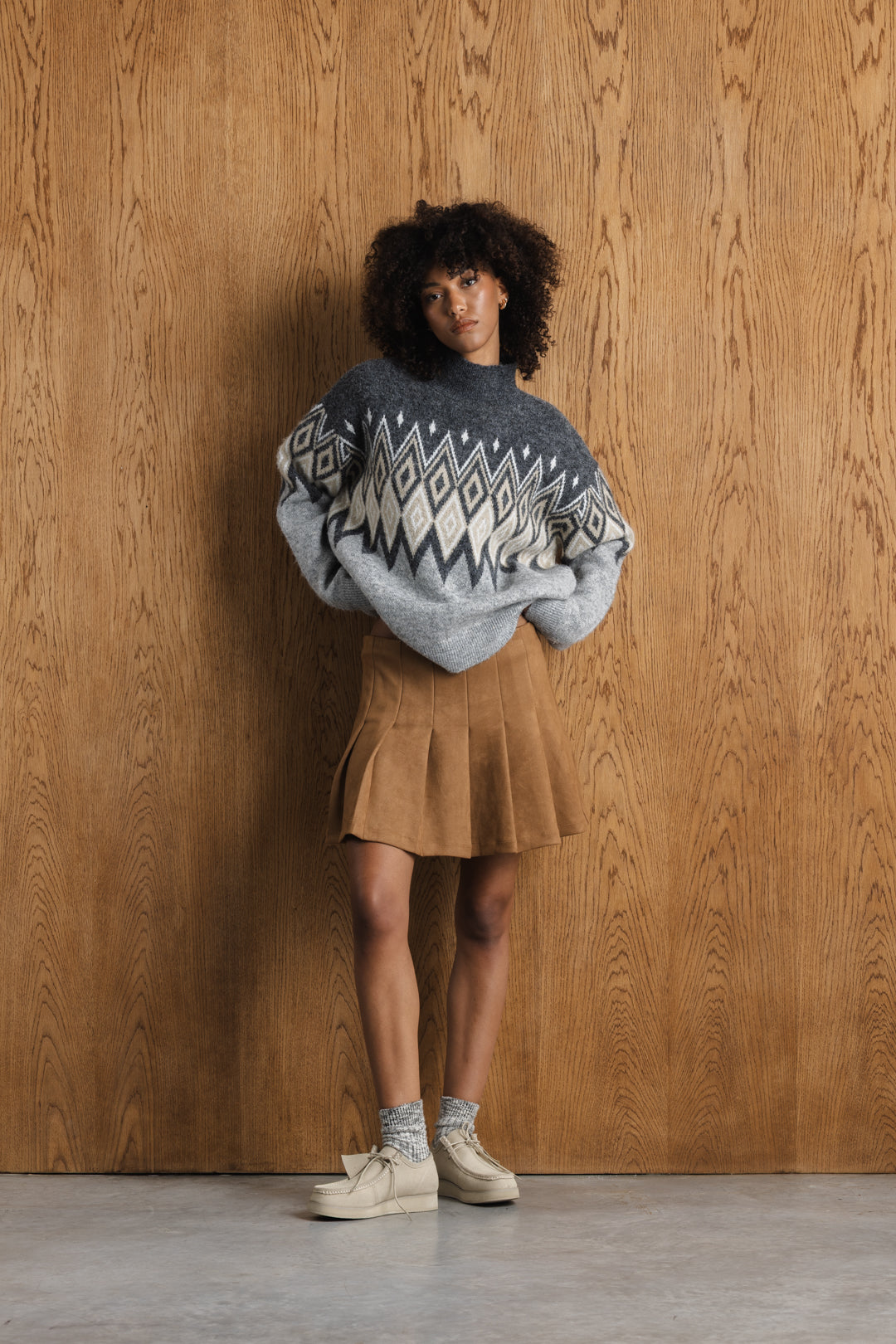 Elize Pleated Mini Skirt