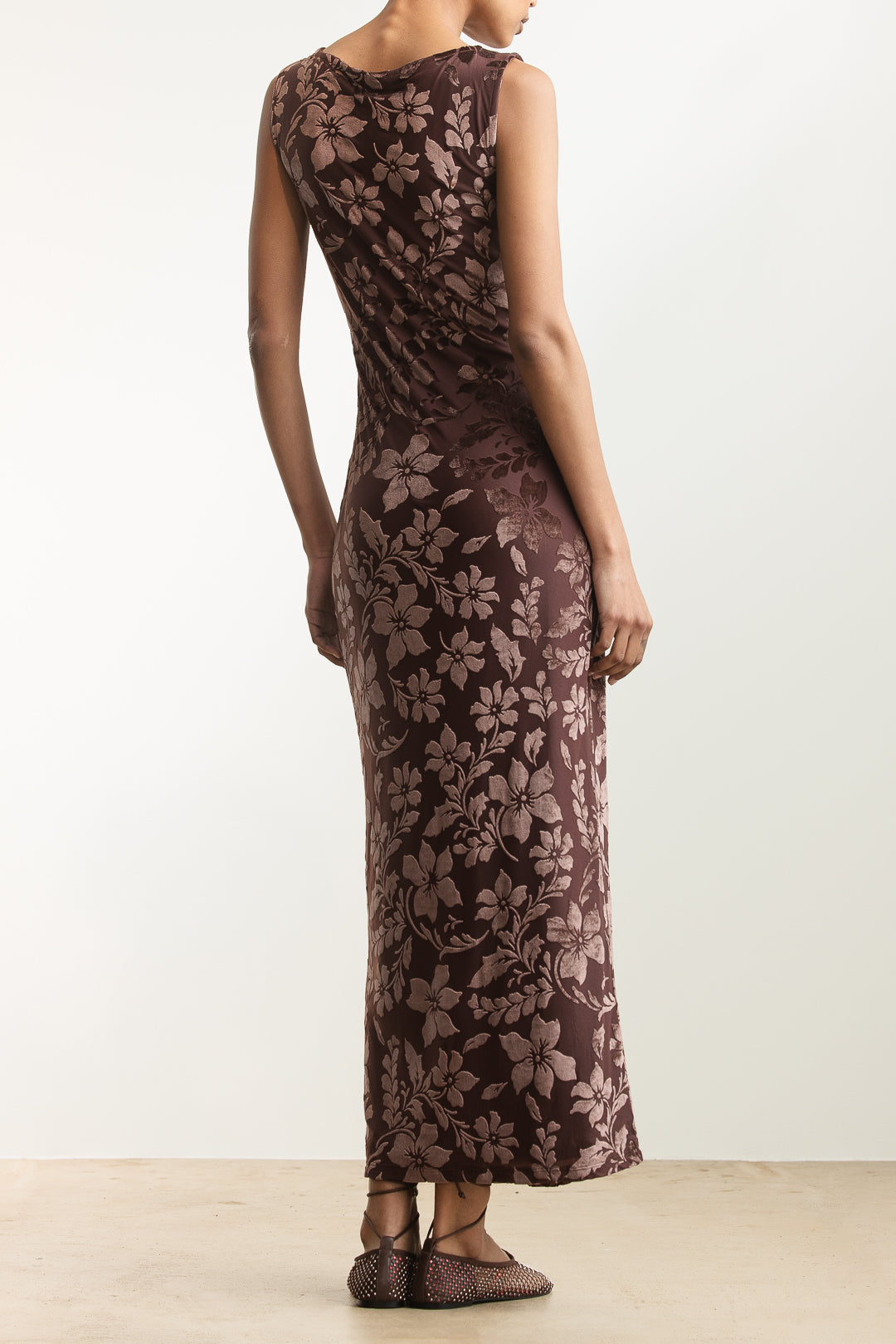 Nolwazi Textured Velour Dress