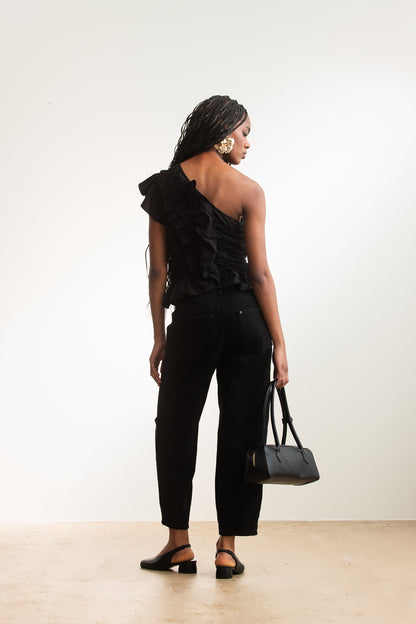 Abeni Barrel Leg Denim