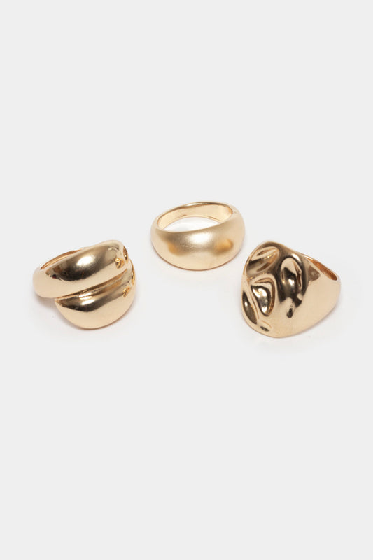 Nur Multi-Pack Rings _ 167004 _ Gold