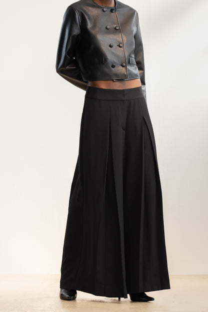 Eleni Inverted Pleat Wide Leg