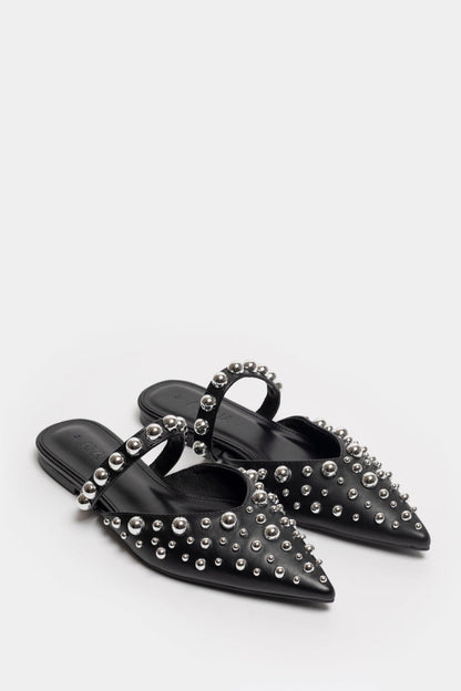 Luleka Studded Pump _ 165572 _ Black Texture