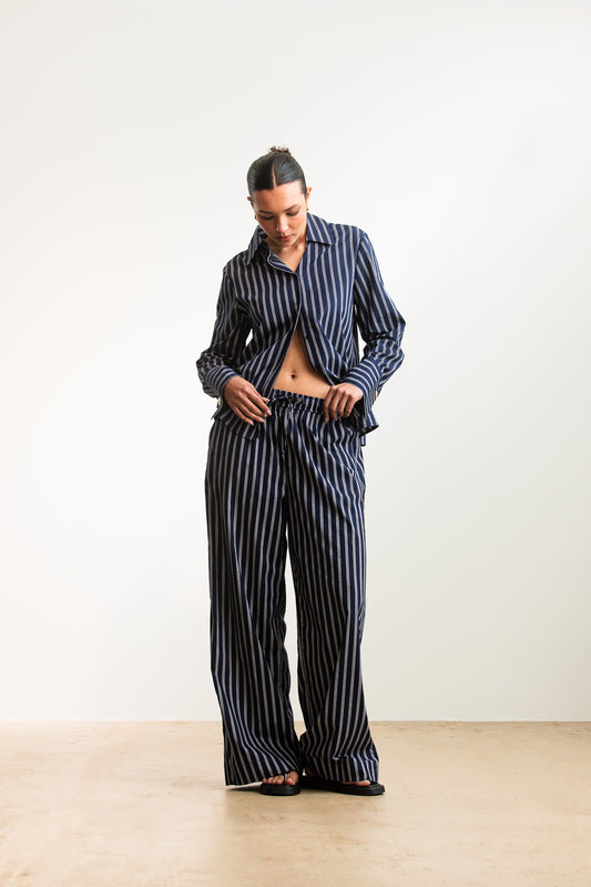 Nomsa Pull On Stripe Trouser