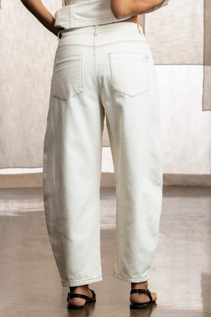 Nisrina Panelled Barrel Leg Pant