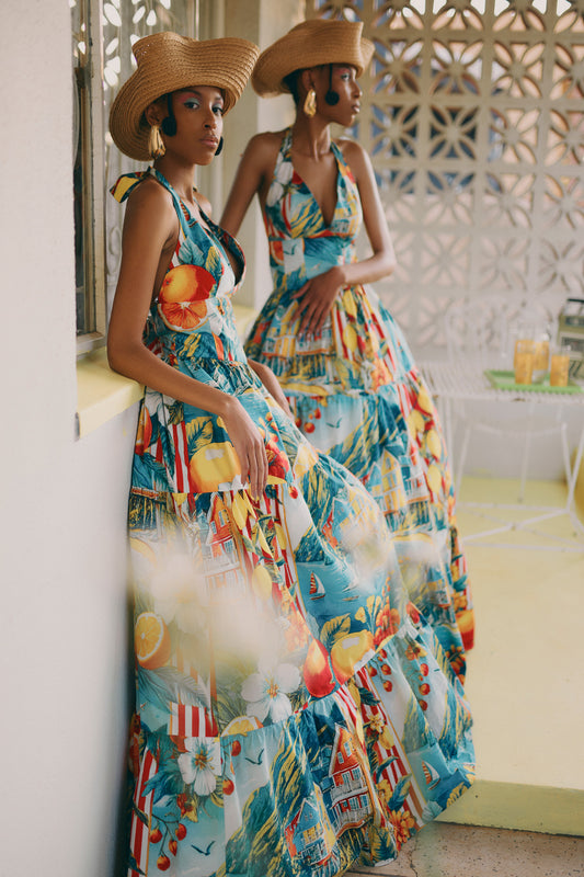 Nathi Halter Neck Maxi