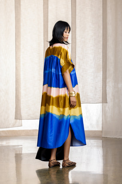 Zoleka Scarf Detail Column Midi Dress