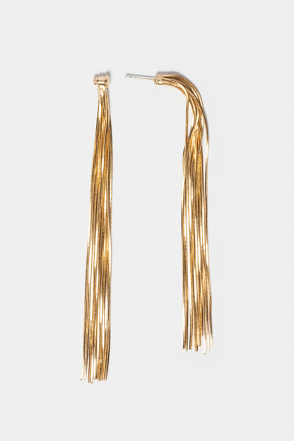 Minah-Minah Gold Tussle Earrings