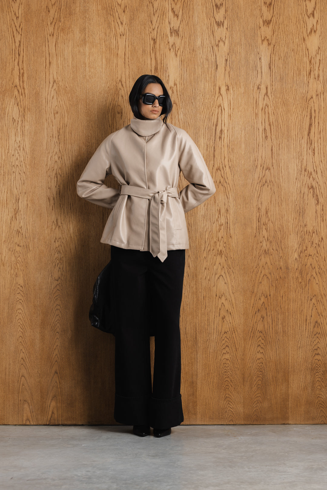 Tsholofelo Funnel PU Jacket