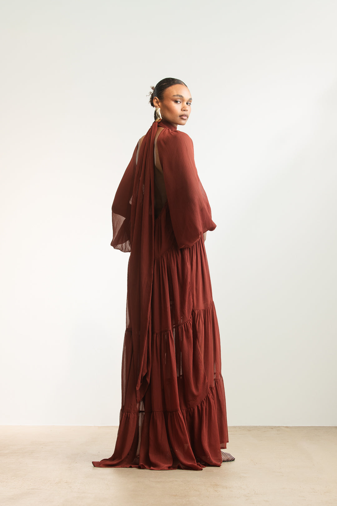 Reeza Tiered Maxi Dress