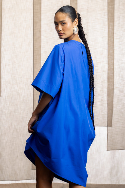 Gina Asymmetric Cotton T-Shirt Dress