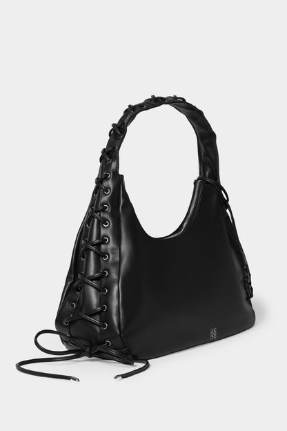 Fiona Side Lace-Up Sack Bag
