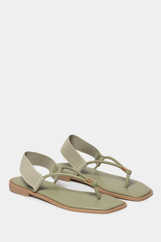 Sinawo Elasticated Slingback Sandals