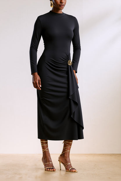 Sinothile Draped Maxi Dress