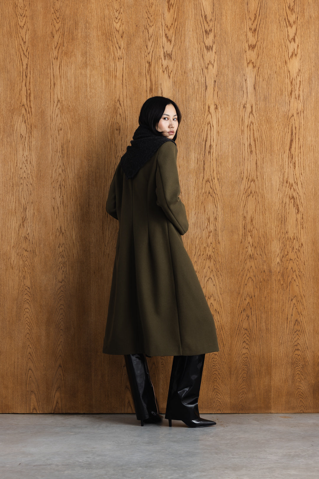 Maia High Collar Coat