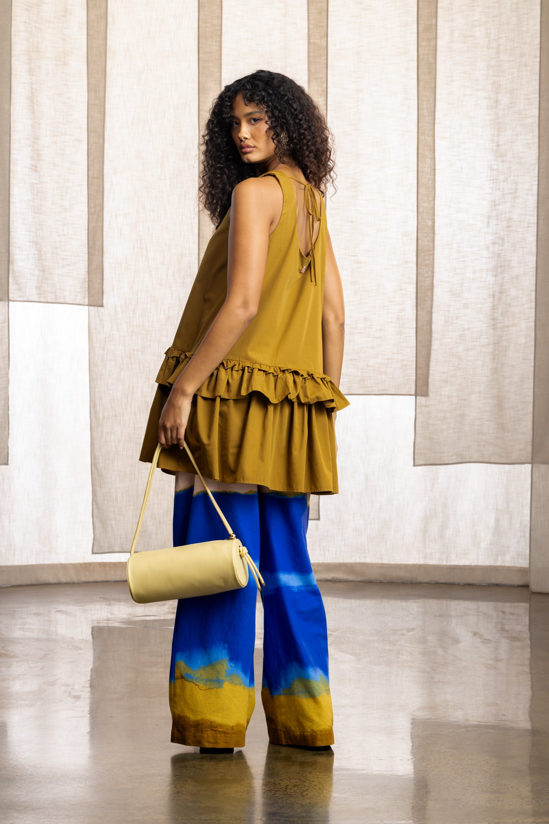 Leena Mini Dress With Frill Detail