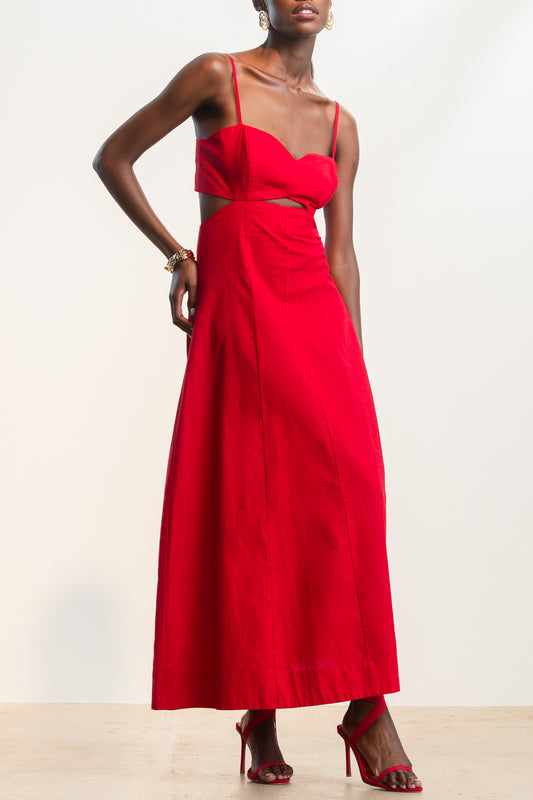 Teresa Cutout Midi Dress