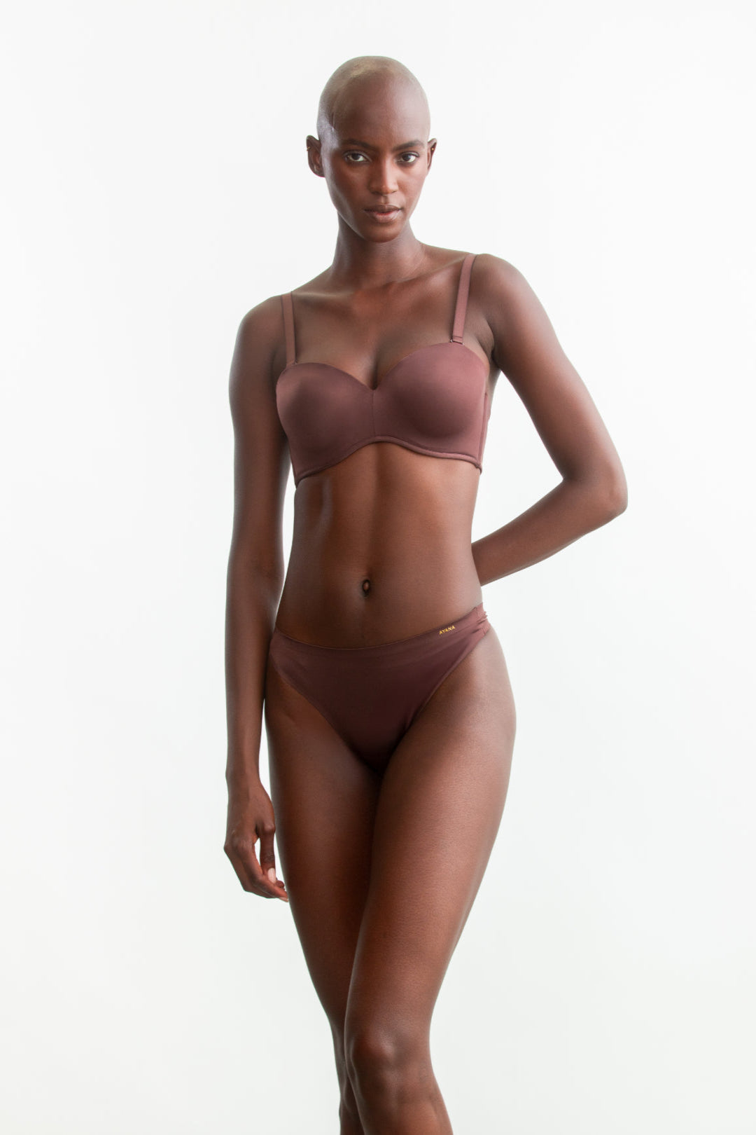 Carmen Multiway Padded Bra _ 157867 _ Chocolate