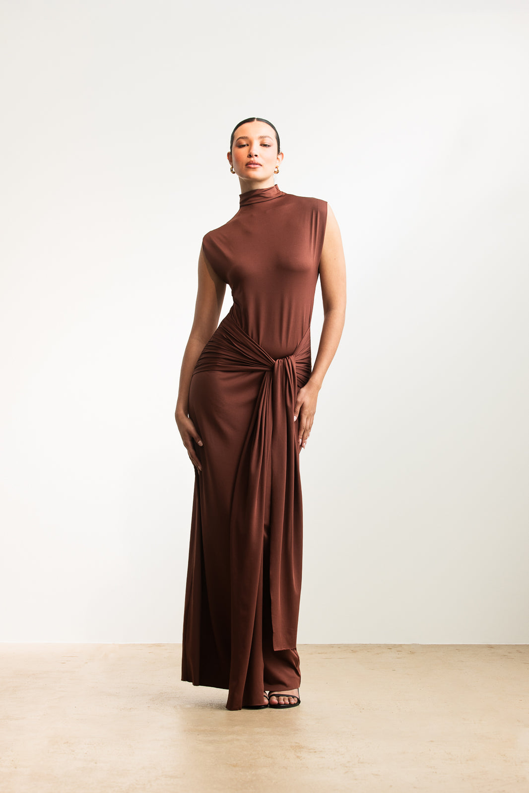 IYANA™ – Elegant Cross Neck Summer Maxi Dress main image 1