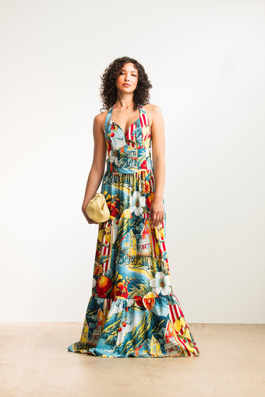 Nathi Halter Neck Maxi