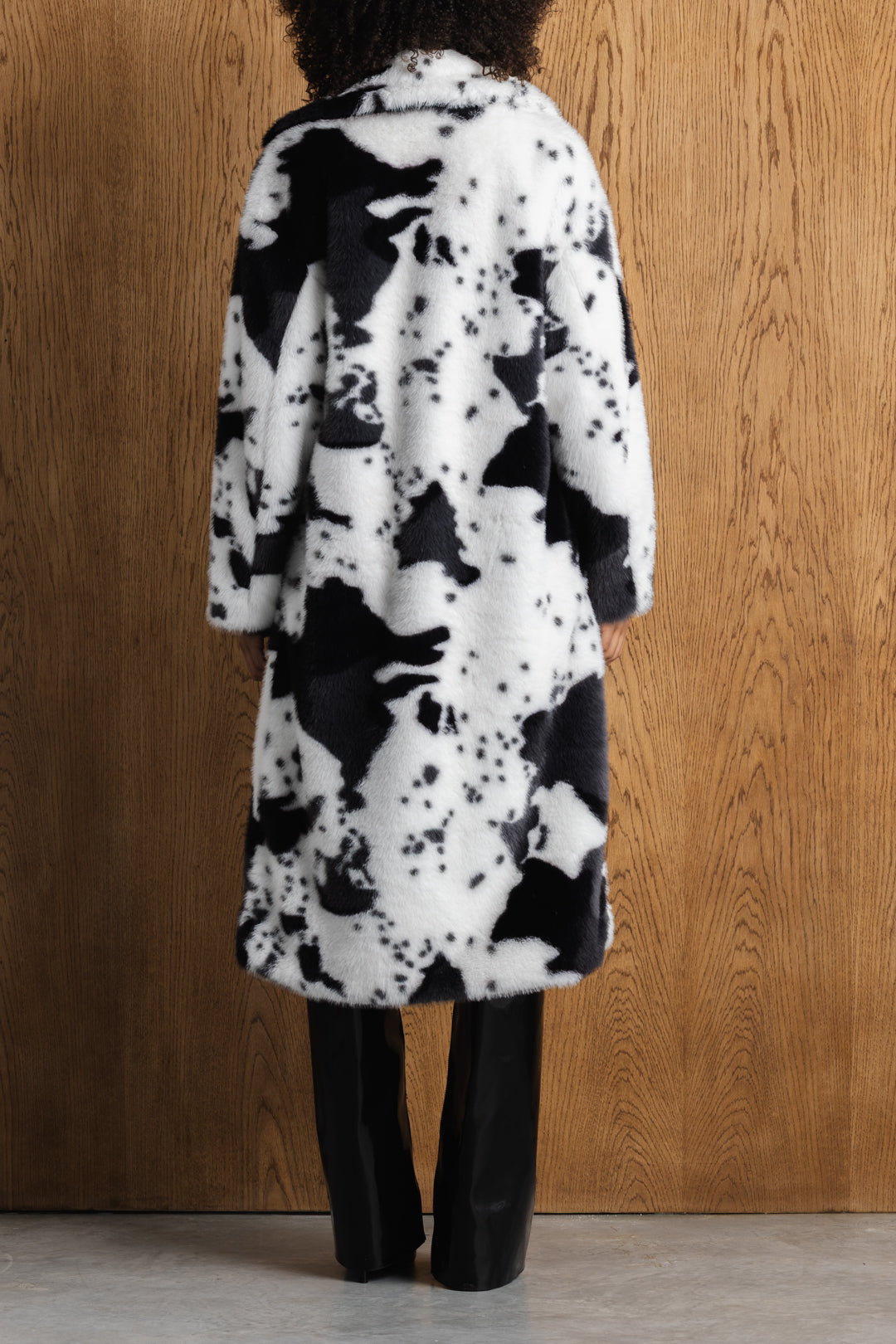 Ntsako Animal Print Fur Coat