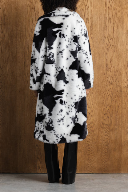 Ntsako Animal Print Fur Coat