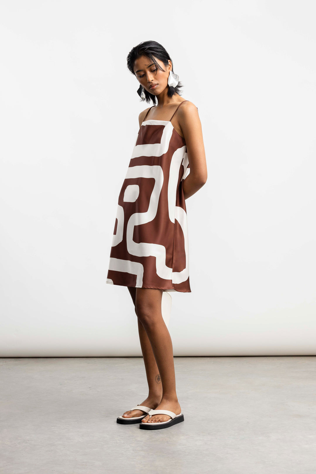 Nokuthula Satin Mini _ 167874 _ Brown