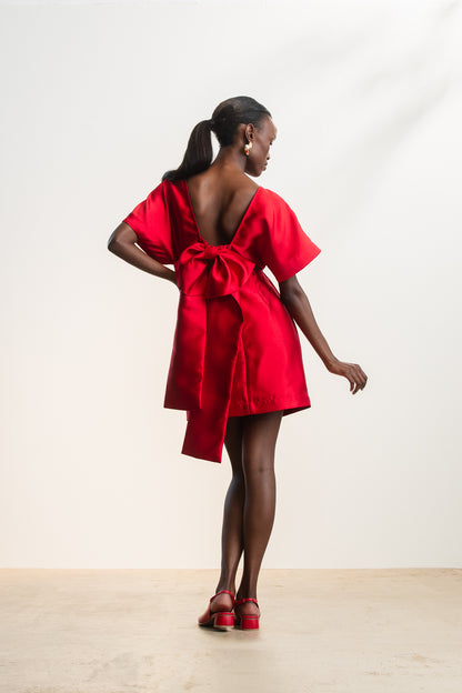 Ayabulela Back Bow Detail Dress