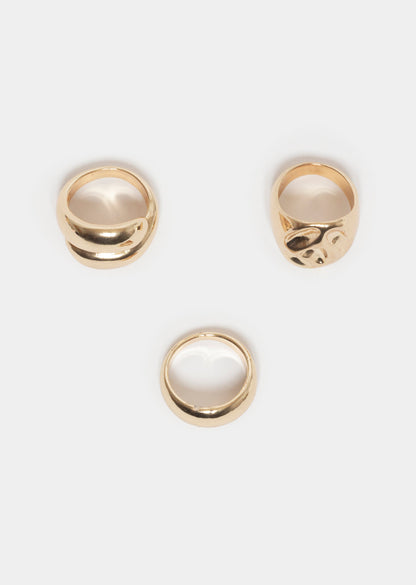 Nur Multi-Pack Rings _ 167004 _ Gold