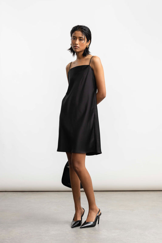 Nokuthula Satin Mini _ 167873 _ Black Texture