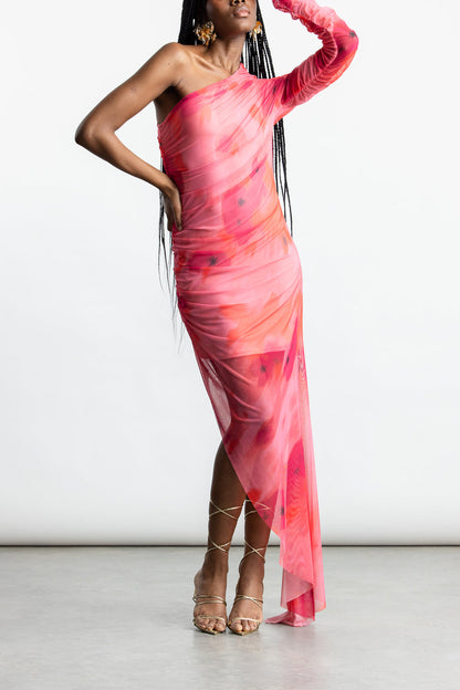 Tameron Mesh One Shoulder