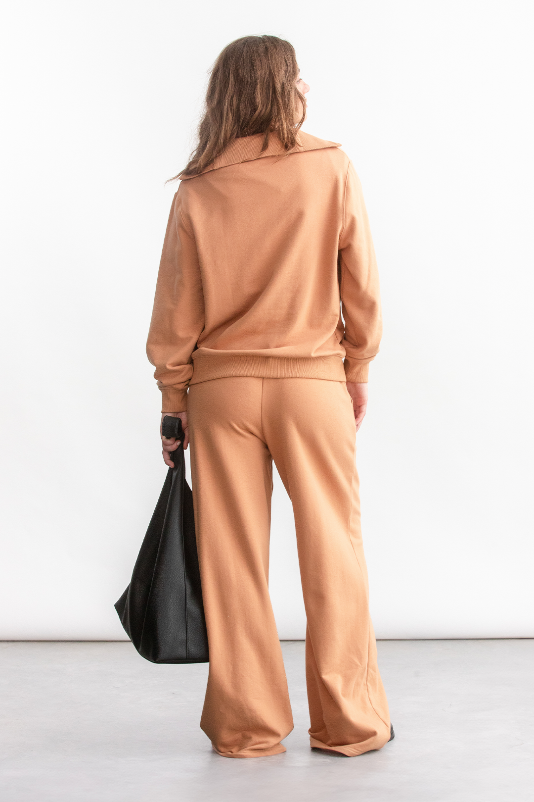 Catherine 1/4 Zip Sweatshirt _ 160258 _ Tan