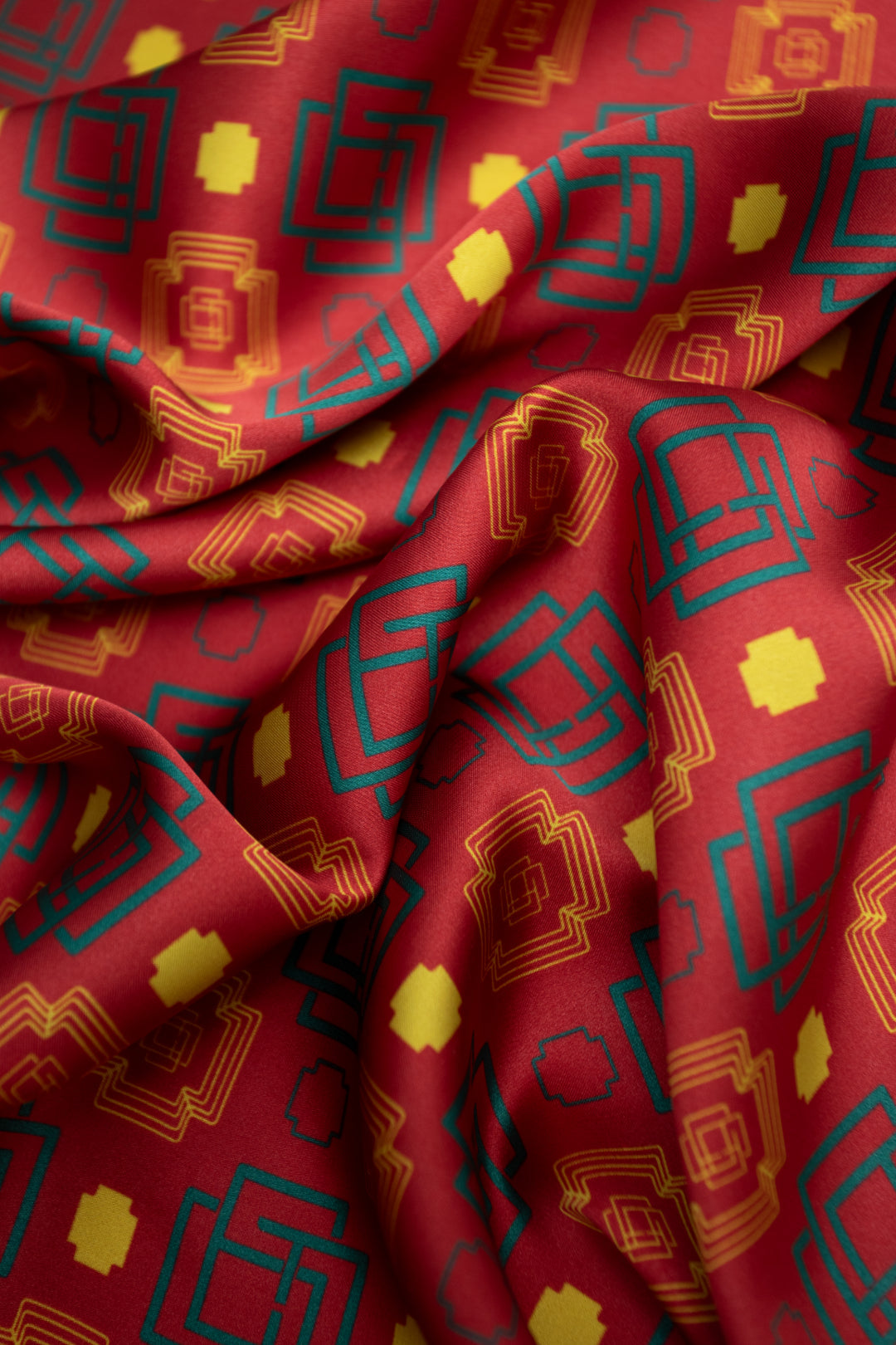 Banele-Antique Mono Satin Scarf _ 161941 _ Burgundy