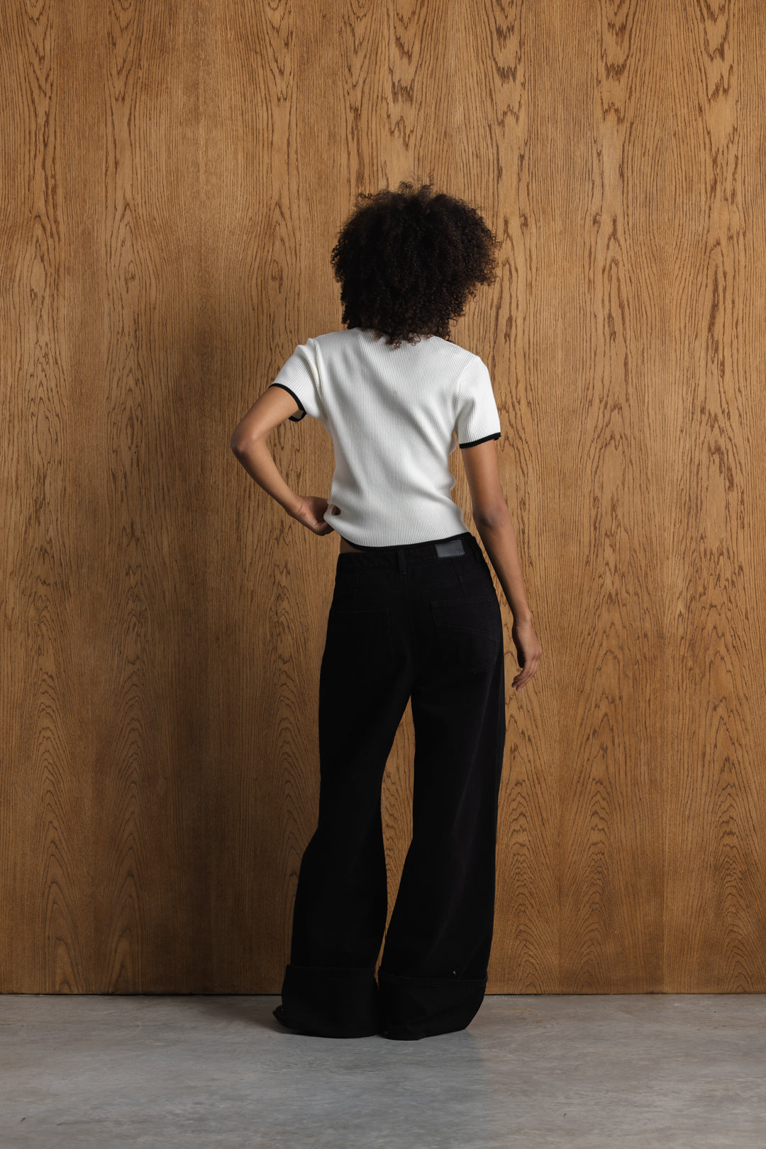 Sana Johnny Collar Knit